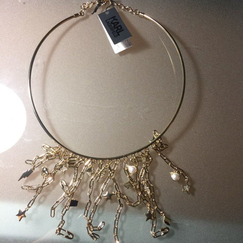 - karl lagerfeld multistrand colar necklace